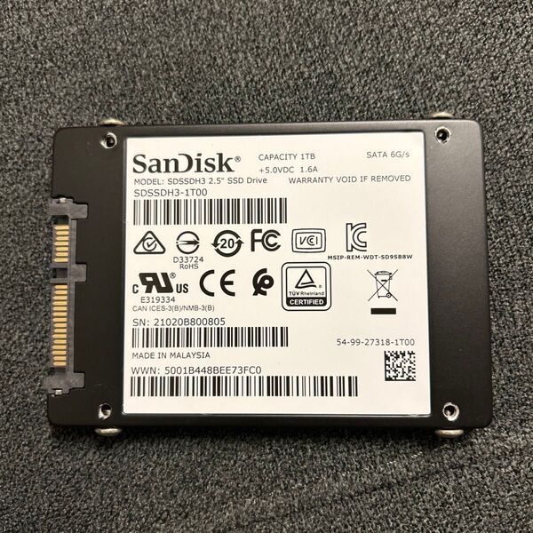 SanDisk Ultra 3D SSD 1TB 耐久性 3D NANDモデル