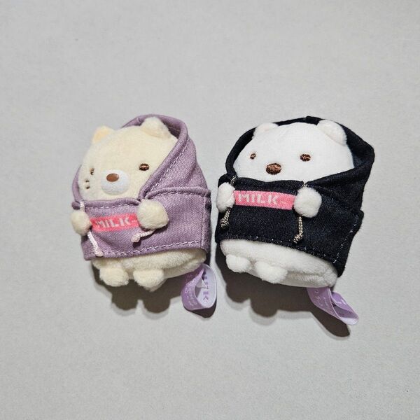 【すみっコぐらし】MILKFED. てのりぬいぐるみ ねこ&しろくま