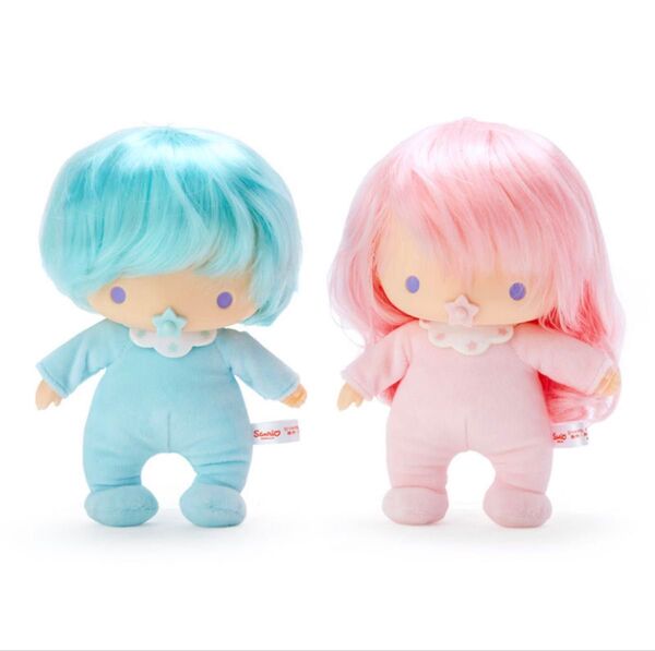 キキララ ソフビドール パフポフ 45周年限定 サンリオ ベイビードリーム フィギュア ぬいぐるみ 人形 リトルツインスターズ