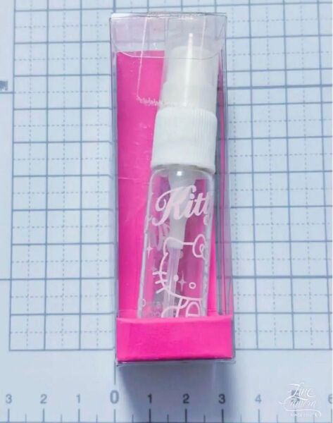 ② ハローキティ アトマイザー スプレーボトル サンリオ 平成レトロ 非売品 クリア ロゴ 可愛い ファンシー ノベルティー 旅行