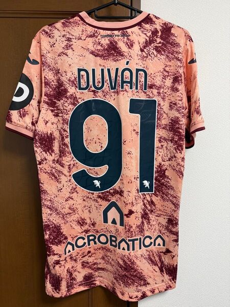 トリノFC Torino FC ドゥバンサパタ Duvn Zapata サードオーセンティックユニフォーム JOMA セリエA S