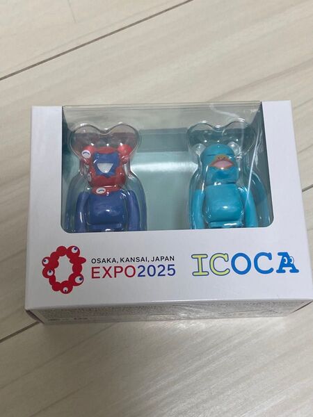 大阪万博会場限定 ベアブリック ミャクミャク・イコちゃん(ICOCA)