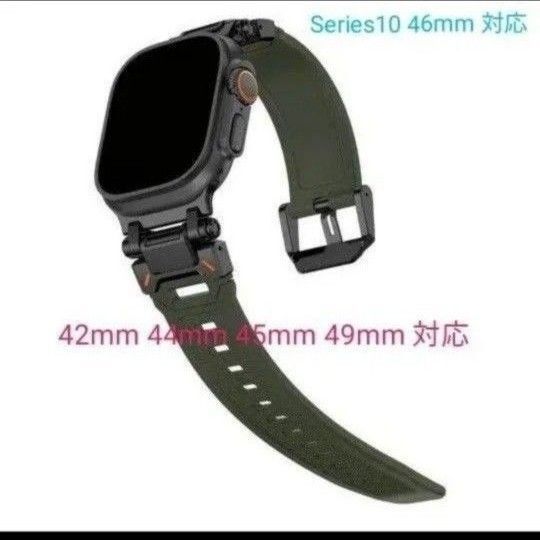 Apple watch バンド アップル ウォッチ ベルト チタンメタル ブラック シリコン 42 44 45 46 49mm