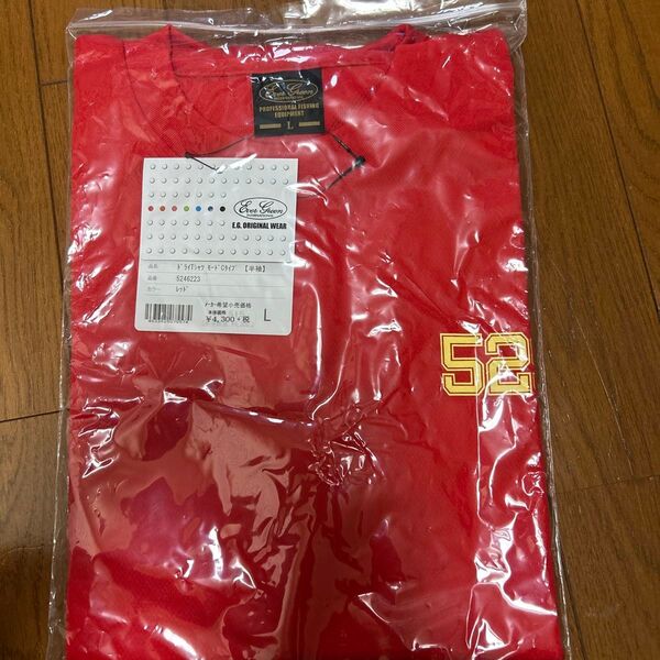 エバーグリーン ドライTシャツ モードCタイプ レッド Lサイズ