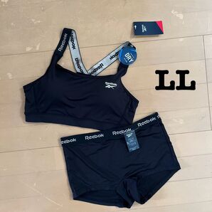 新品リーボック スポブラ ショーツ セット LLサイズ