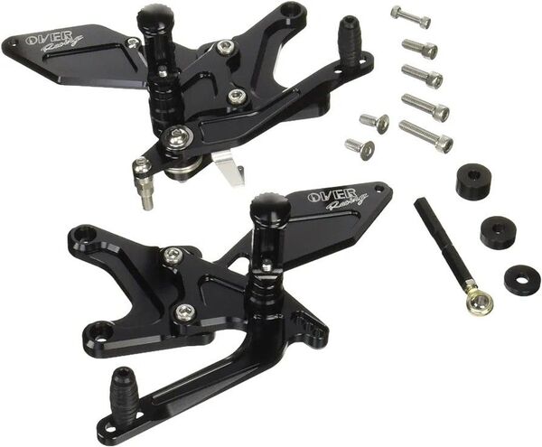 Z900RS バックステップ OVER RACING オーバーレーシング 51-71-01B 黒