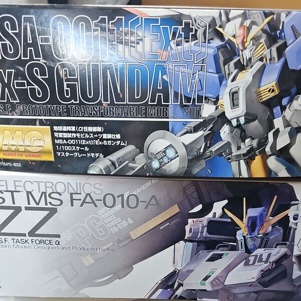 センチネルセット MG2点 FAZZ Ver.Ka EX-S GUNDAM 未開封 未組立 バンダイ マスターグレード