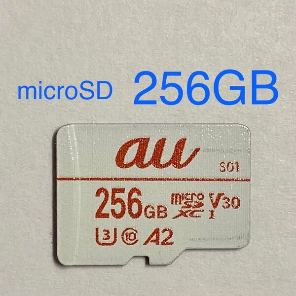 ★ 256GB au microSDカード SanDisk ★ microSDXC V30 UHS-1 A2 マイクロSDカード