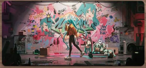 初音ミク デスクマット マウスパッド