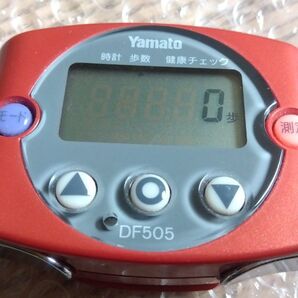 Yamato 歩数計型体脂肪計 ウォーキングミニ レッド DF505
