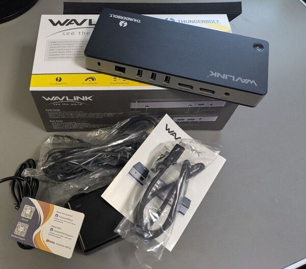 WAVLINK Thunderbolt 3 デュアル4K ドッキングステーション