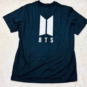 【美品】NEWERA×BTS半袖Tシャツ ブラック Lサイズバッグロゴマーク