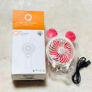 未使用品 ハンディファン 2way扇風機猫型 ハンディ サマーシーズン