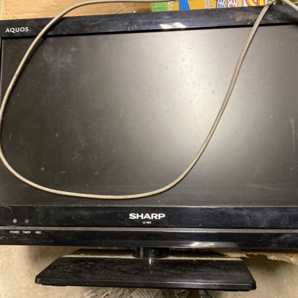 すぐ発送可能、SHARP AQUOS 液晶テレビ LC-19K5、動作品
