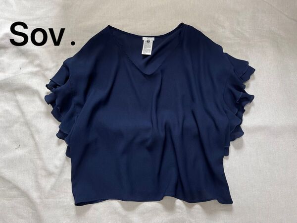 Sov.ダブルスタンダードフリルブラウス