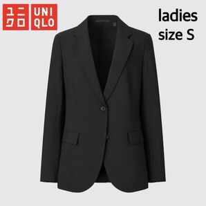 【極美品】UNIQLO 感動ジャケット レディース ブラック Sサイズ 2B