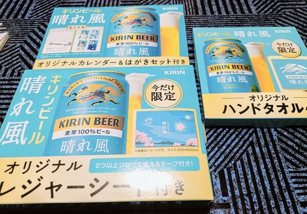 晴れ風3点セット カレンダー&はがきセット レジャーシート ハンドタオル 目黒蓮 今田美桜