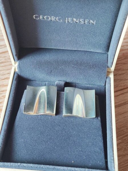 GEORG JENSEN ジョージ・ジェンセン イヤリング 432 シルバー 925 箱付き 大ぶり