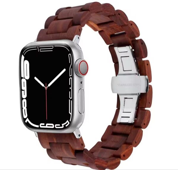 42/44/45/49mm Apple Watch バンド ウッド 木 Apple アップルウォッチ アップル