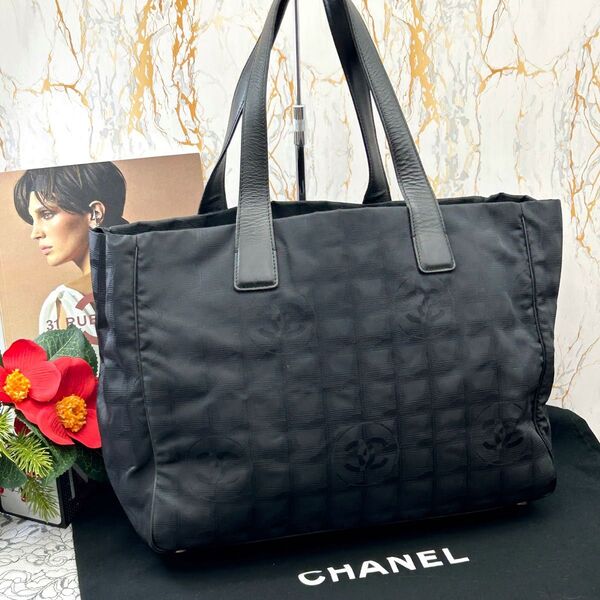 ★美品★ CHANEL シャネル ニュートラベルライン トートバッグ MM