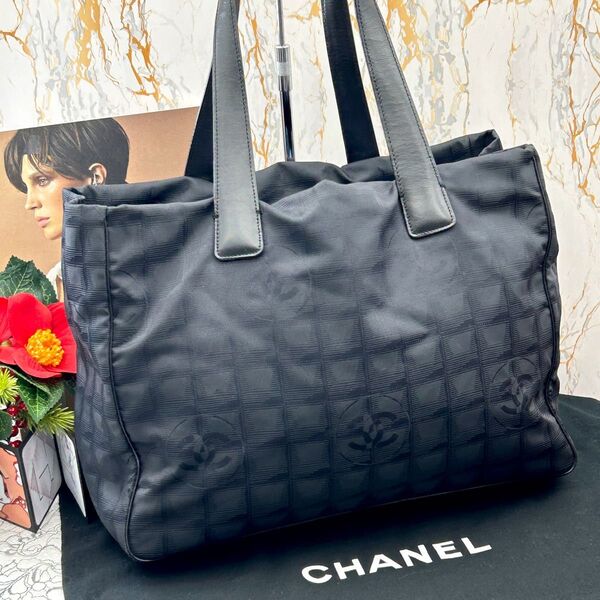 ★美品★ CHANEL シャネル ニュートラベルライン トートバッグ MM