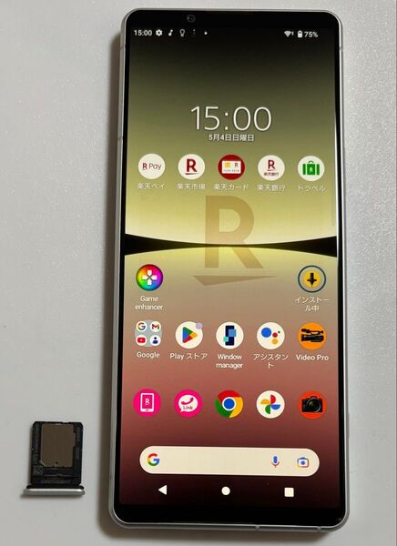 焼け ぷち美品 128G XQ-CQ44 SONY Xperia 5 IV エクリュホワイト 楽天モバイル 国内版SIMフリー