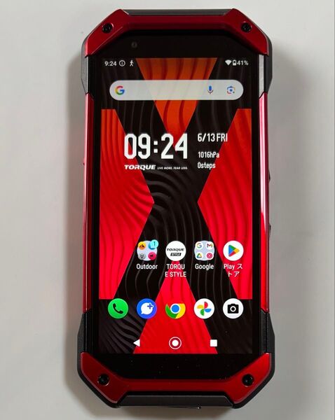 Android 13 128G KYG01 TORQUE 5G レッド au