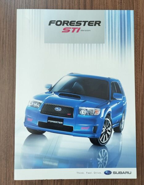値下げ☆☆☆SUBARU FORESTER STI Version カタログ