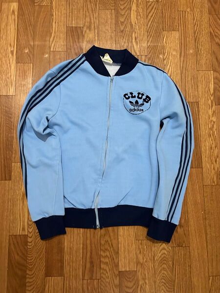 70s 希少 アディダス adidas クラブアディダス ジャージ チュニジア製 VENTEX社 ヴィンテージ