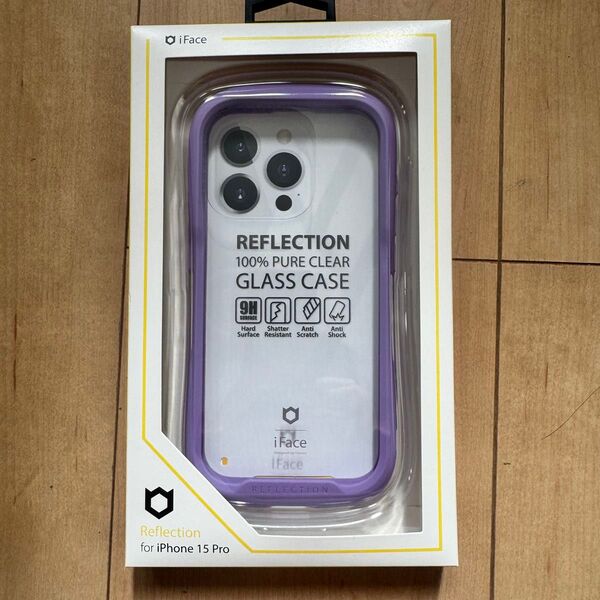 新品■iFace Reflection ■クリアガラスケース■iPhone 15 Pro用