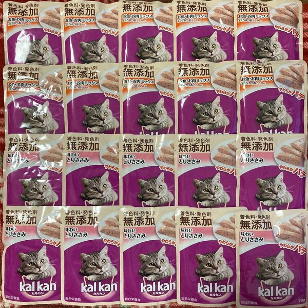 カルカン 猫 パウチ 総合栄養食 やわらかパテ 2種 70g 20袋