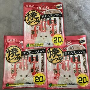 いなば チャオ 焼かつおちゅーる まぐろミックス味 12g 60本