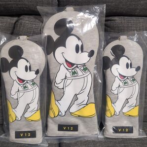 新品未使用品 V12 Disney ミッキーマウス ヘッドカバー 3点セット