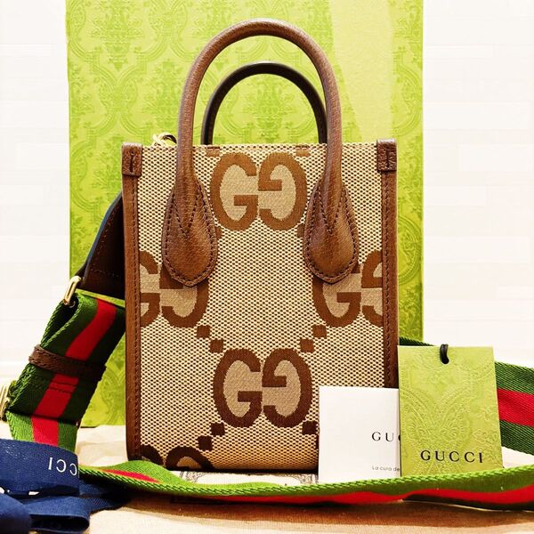 早い者勝ち【極美品】GUCCI グッチ ジャンボGG ショルダーバッグ ハンドバッグ トートバッグ GG 保存袋 箱 正規品