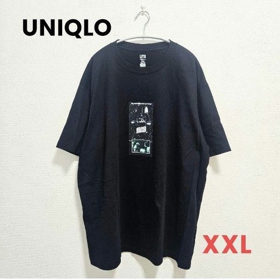 新品同様 ユニクロ スターウォーズ Tシャツ UT 半袖 黒 XXL 送料無料