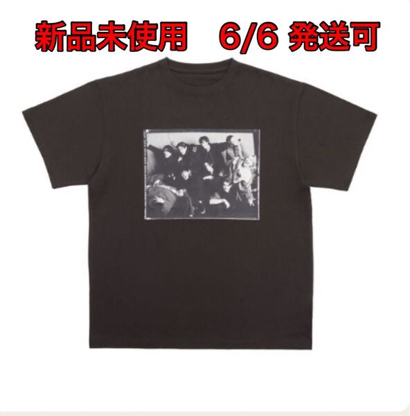 新品 Snow Man 1st Stadium Live Snow World オフィシャルグッズ Tシャツ(肖像ver.) 黒