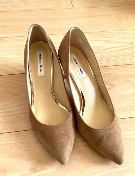Odette e Odile ベージュパンプス 23cm