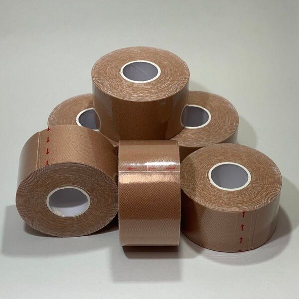 筋肉ケア用 38mm×5m×6巻 キネシオテープ 通気 防水