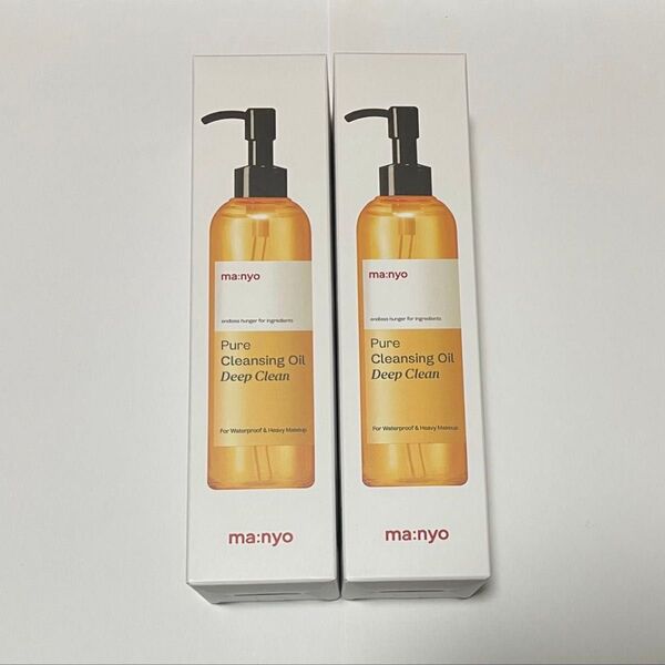 【新品】manyo マニョ Pure Cleansing Oil Deep Clean クレンジングオイル 200ml×2
