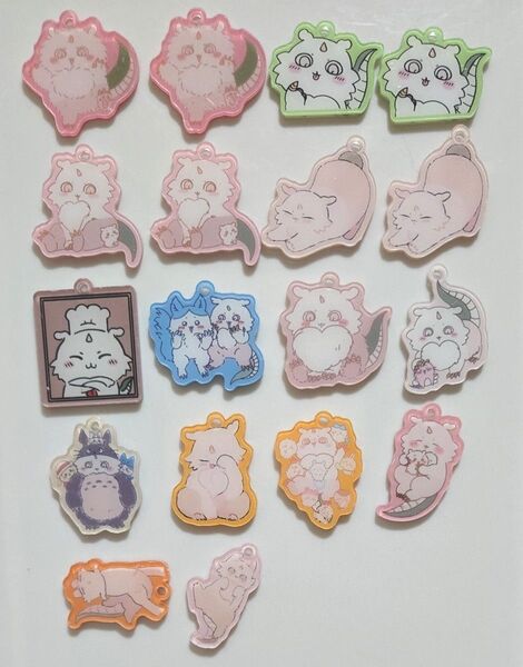 アクリル パーツ 4cm カン付き