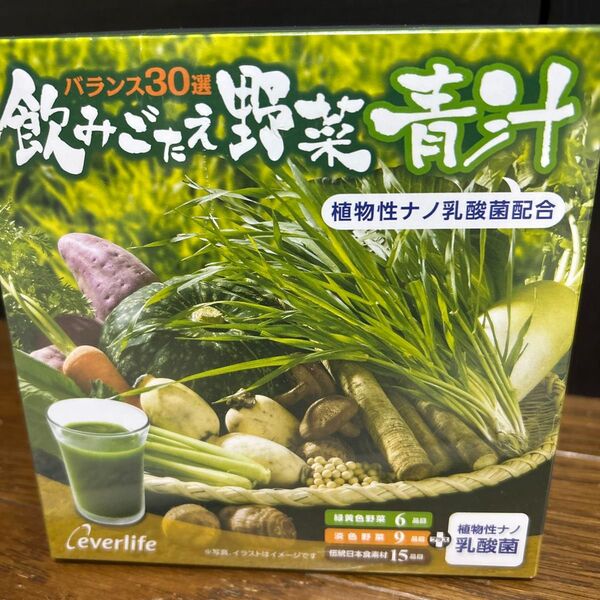 エバーライフ 飲みごたえ 野菜青汁 60包 (60包×1箱) 乳酸菌 配合