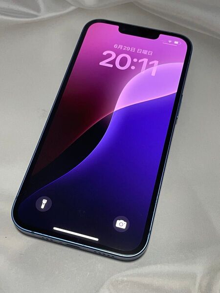 管理No.336117 【バッテリー100%】iPhone13 256GB ブルー SIMフリー 残債・利用制限なし