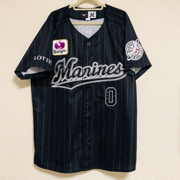 千葉ロッテマリーンズ 荻野貴司 ユニフォーム ビジターユニフォーム Mサイズ