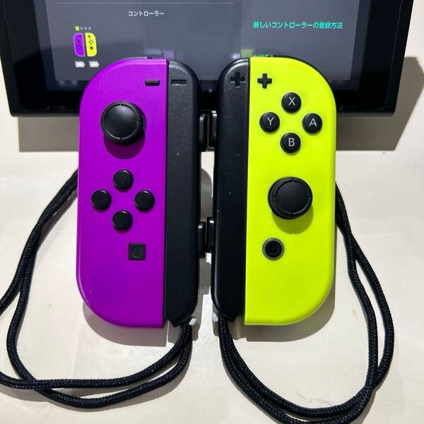 Nintendo Switch Joy-Con ニンテンドー スイッチ ジョイコン 正常動作品 ストラップ付き