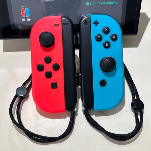Nintendo Switch Joy-Con ニンテンドー スイッチ ジョイコン 正常動作品 ストラップ付き
