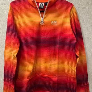 X-girl ハーフジップトップス グラデーション