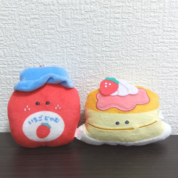 つぶらな瞳のいちごフェア いちごじゃむ いちごほっとけーき マスコット ボールチェーン キーホルダー プライズ ※バラ売り不可