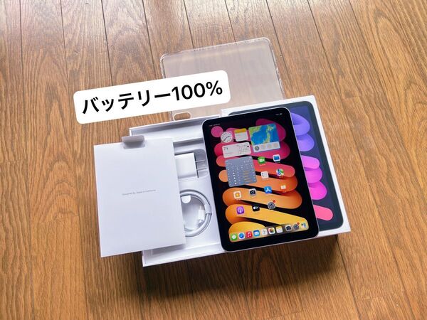 Apple iPad Mini 7(第7世代/A17 Pro)パープル 128GB Wi-Fiモデル