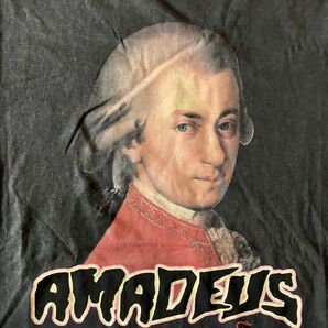 古着 希少 ZARA アマデウス Tシャツ ダークグレー Mサイズレア・デザイン 半袖Tシャツ