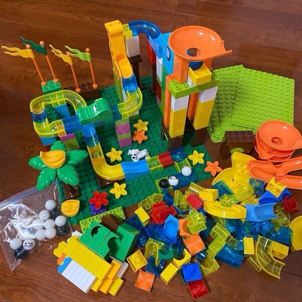 ブロック コースター スロープトイ ボール LEGO レゴ デュプロ 互換 基礎版 知育 まとめ売り 玩具